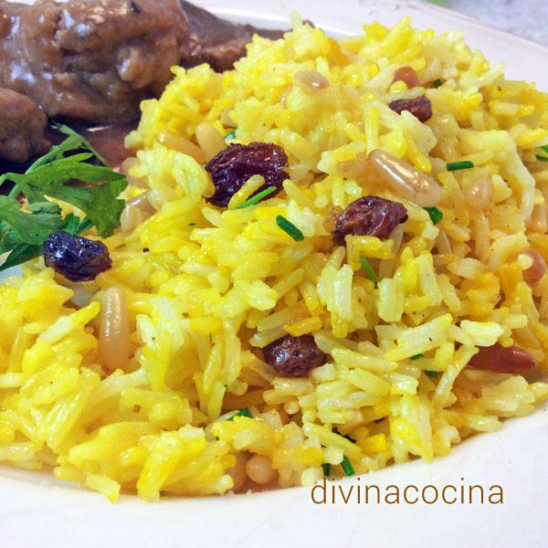 arroz-pilaf-con-pasas