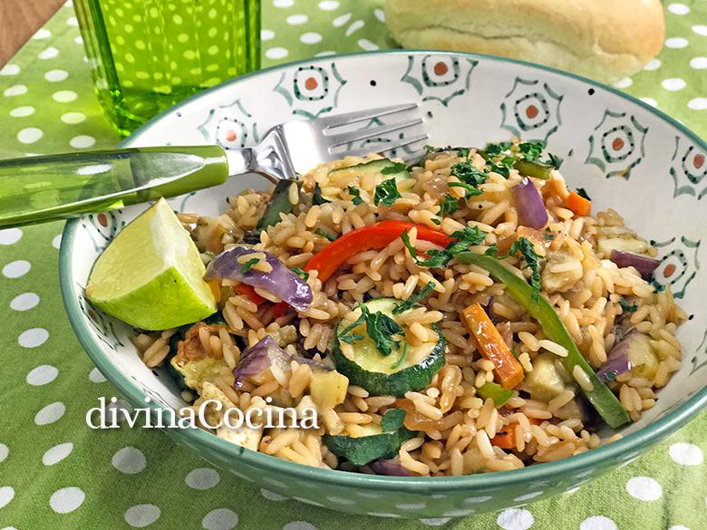 arroz salteado con verduras 1