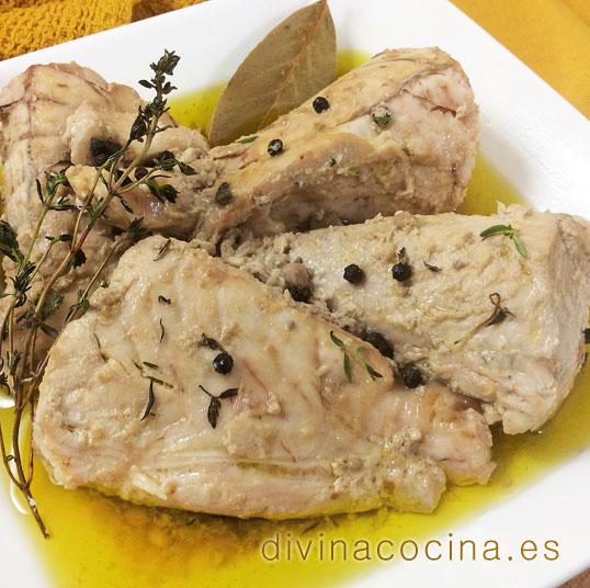 atun confitado en aceite de oliva