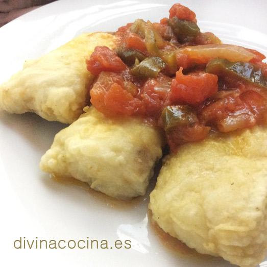 Bacalao con pisto