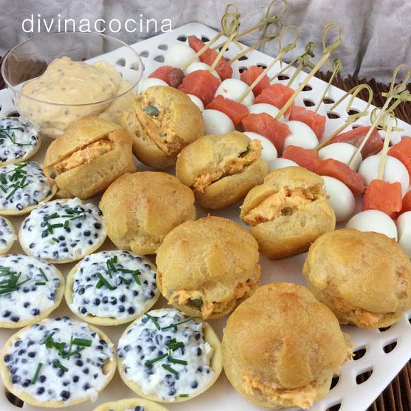 recetas de canapes