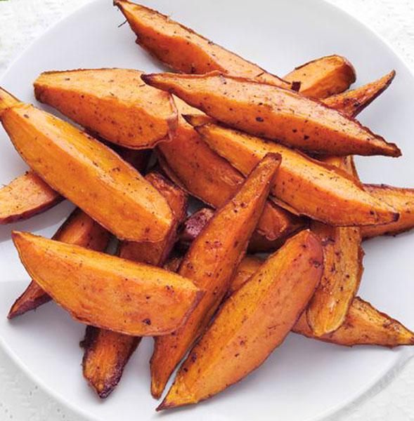 Boniato frito (sweet potato chips) - Receta de DIVINA COCINA