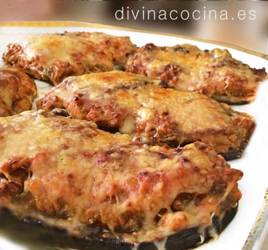 Berenjenas rellenas fáciles - Receta de DIVINA COCINA