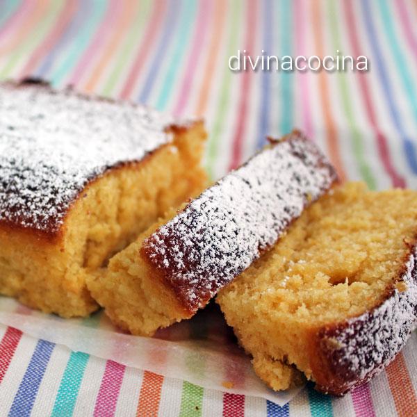 bizcocho de quesitos y miel al baño maría