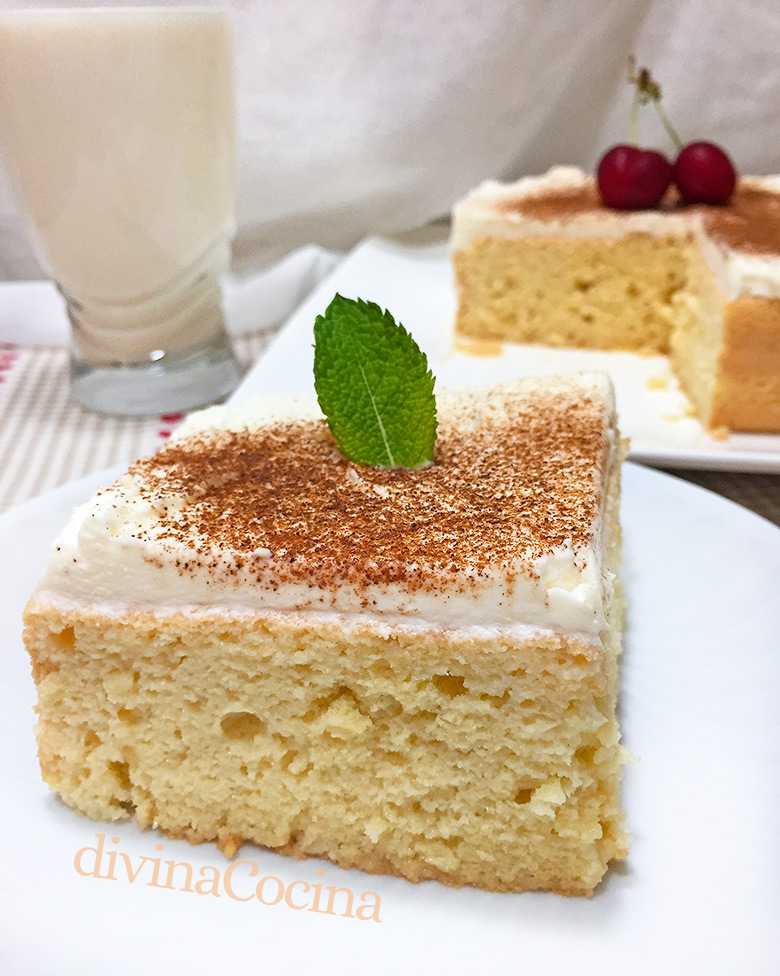 Tarta Tres Leches fácil - Receta de DIVINA COCINA