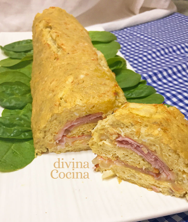 brazo gitano tortilla jamon queso