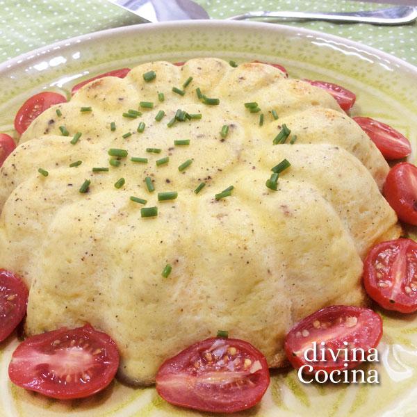 budin de coliflor