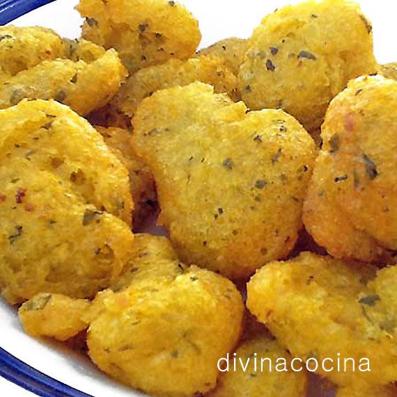 buñuelos de bacalao