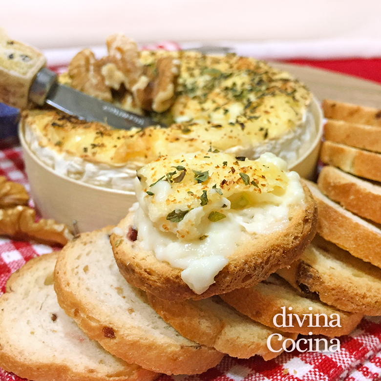 queso camembert al horno detalle 1