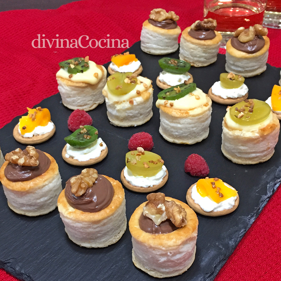 recetas de canapes dulces