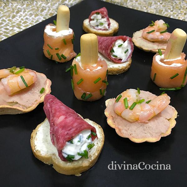 recetas de canapes faciles y rapidos para navidad