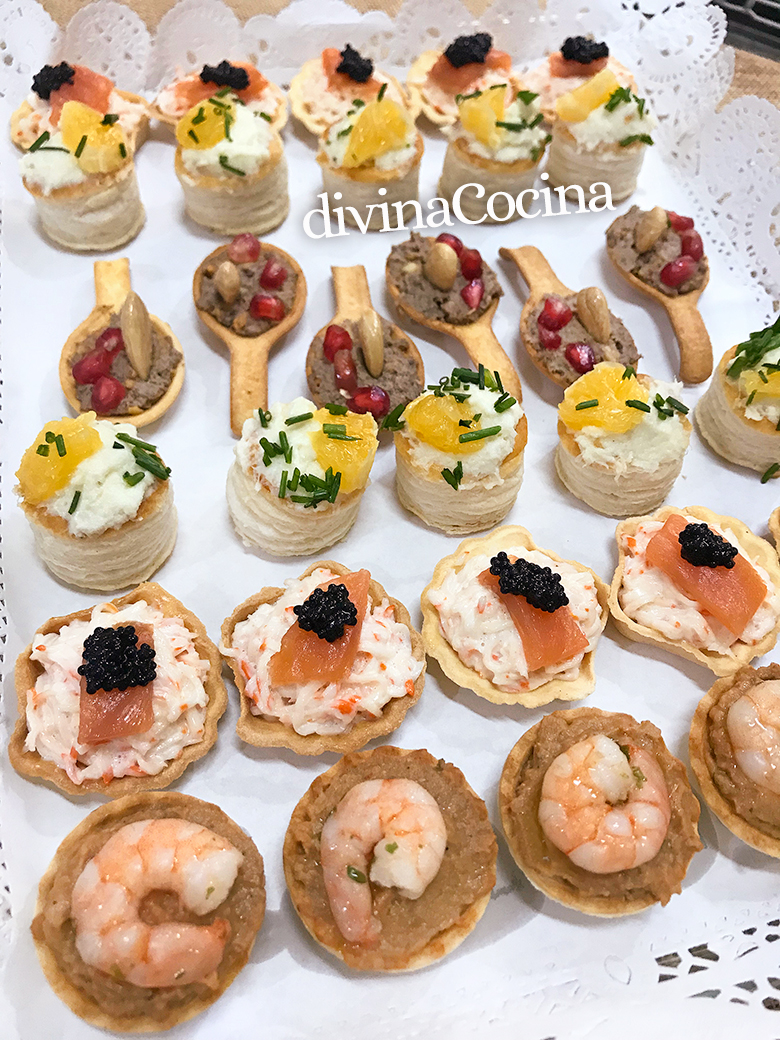 Delicioso Esmerado mecanógrafo Canapés fríos fáciles y rápidos - Receta de DIVINA COCINA