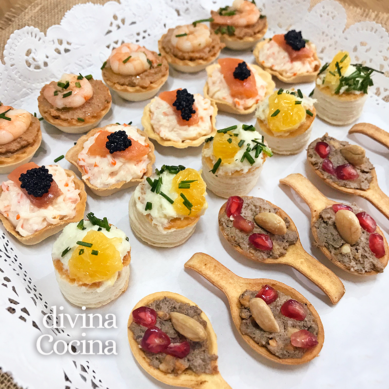 Delicioso Esmerado mecanógrafo Canapés fríos fáciles y rápidos - Receta de DIVINA COCINA