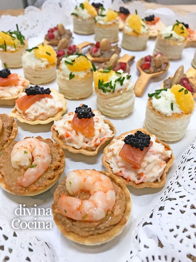 Canapés fríos fáciles y rápidos - Receta de DIVINA COCINA