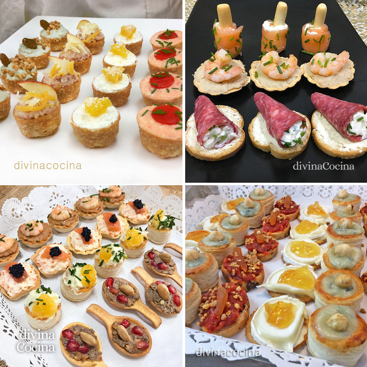 Analítico código Lima Ideas y recetas de canapés y tartaletas fáciles - Divina Cocina