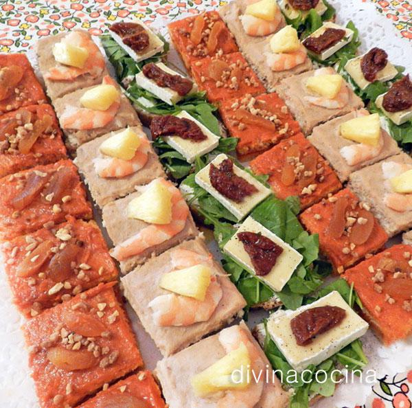 locutor Interpretación Acostumbrarse a Canapés fríos y calientes, ideas y recetas - Receta de DIVINA COCINA