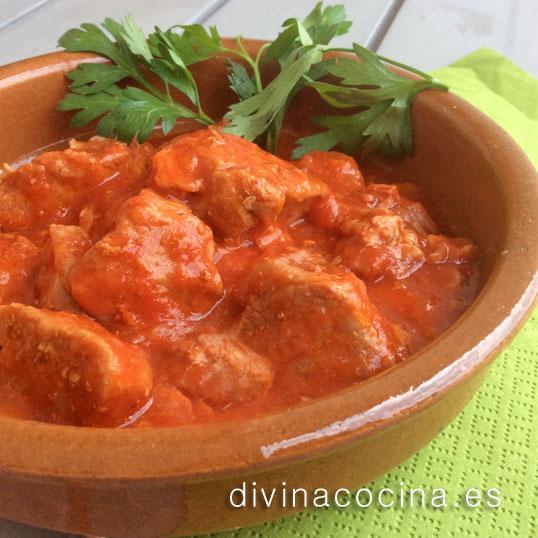 carne con tomate