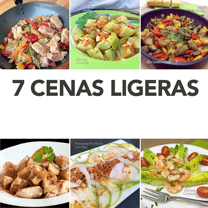 7 cenas ligeras fáciles - Receta de DIVINA COCINA