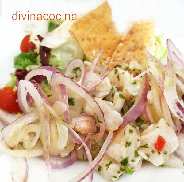 ceviche de pescado