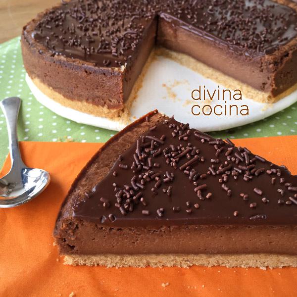 cheesecake de chocolate