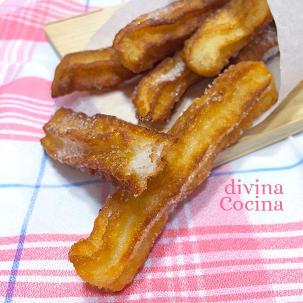 Churros y porras para hacer en casa - Receta de DIVINA COCINA