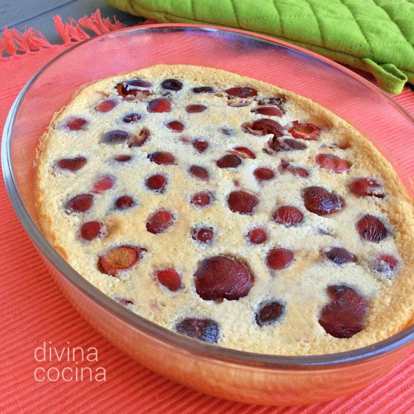 clafoutis de cerezas