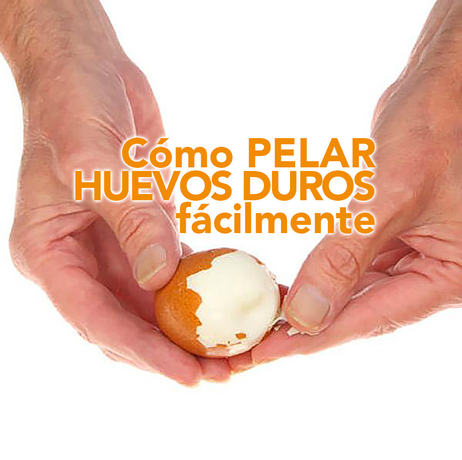 como pelar huevos duros facilmente