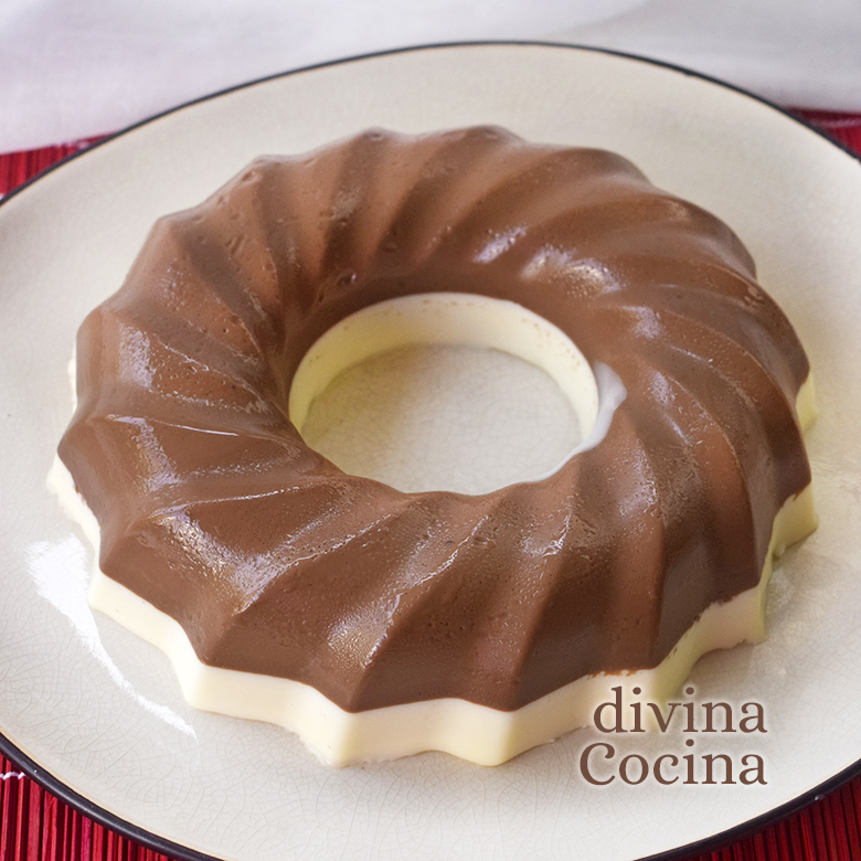 corona de chocolate blanco negro 1