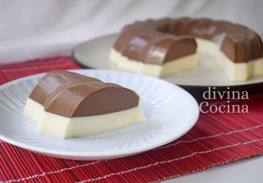 receta corona chocolate blanco negro