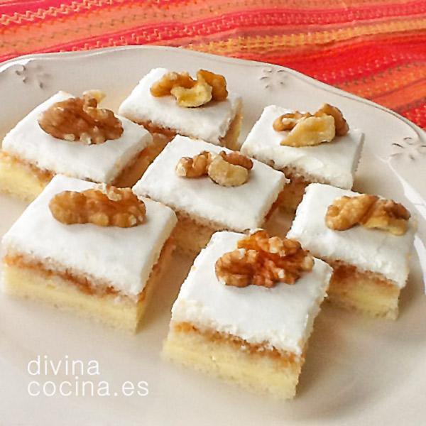 cortadillos de queso y membrillo