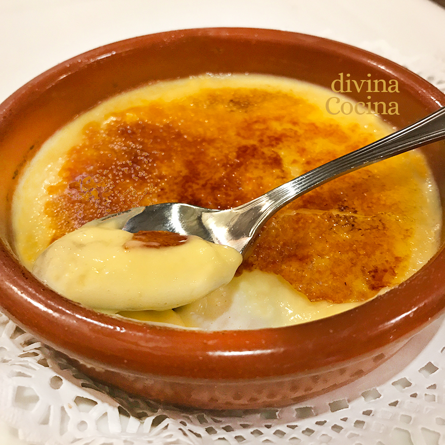 Crema Catalana (tradicional y Thermomix) - Receta de DIVINA COCINA