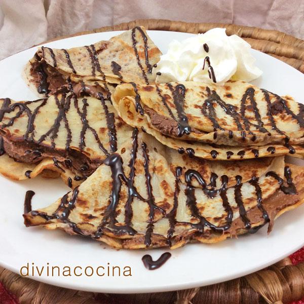 crepes de chocolate