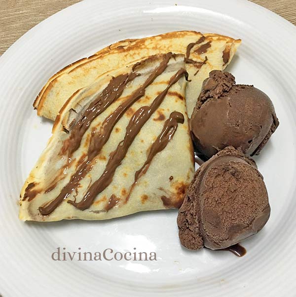 crepes de chocolate