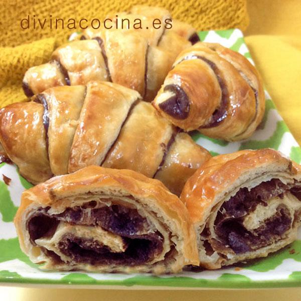 croissants de chocolate