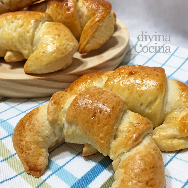 croissants de masa casera