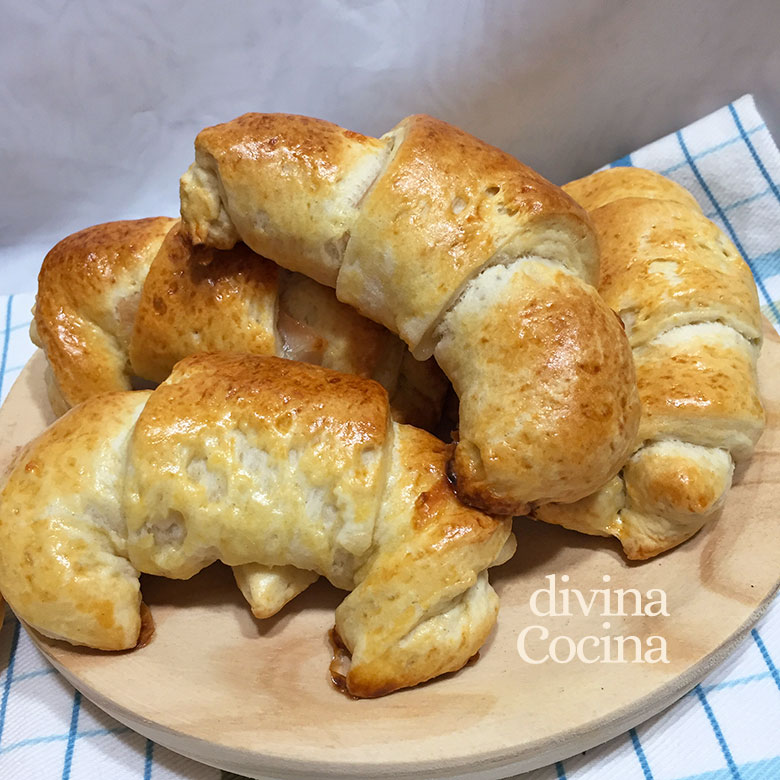 croissants de masa casera