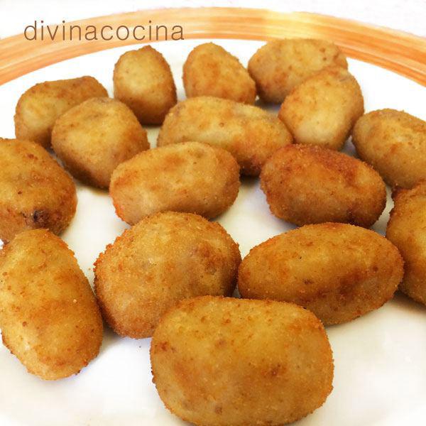 croquetas de cabrales o roquefort y nueces