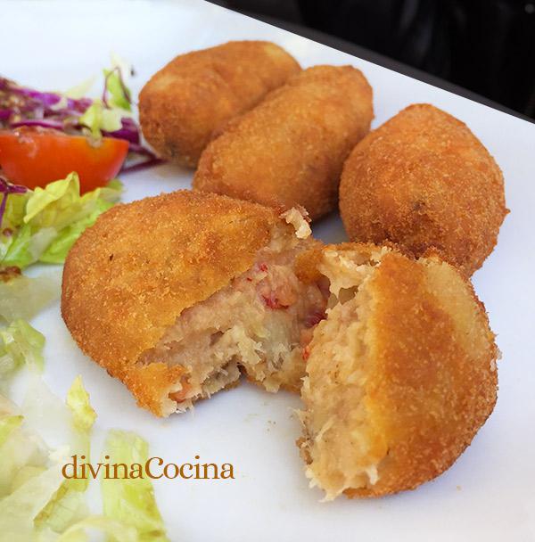 croquetas de marisco