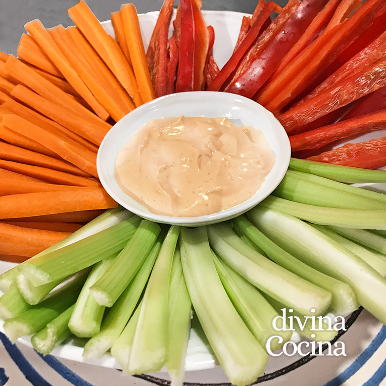 crudites de verduras