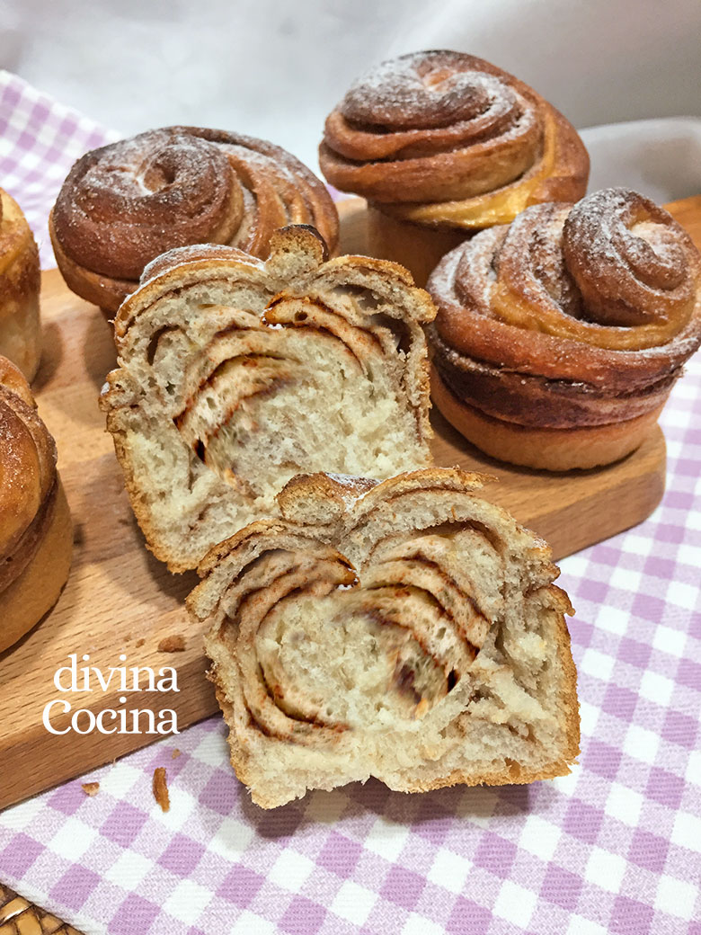 cruffins de chocolate