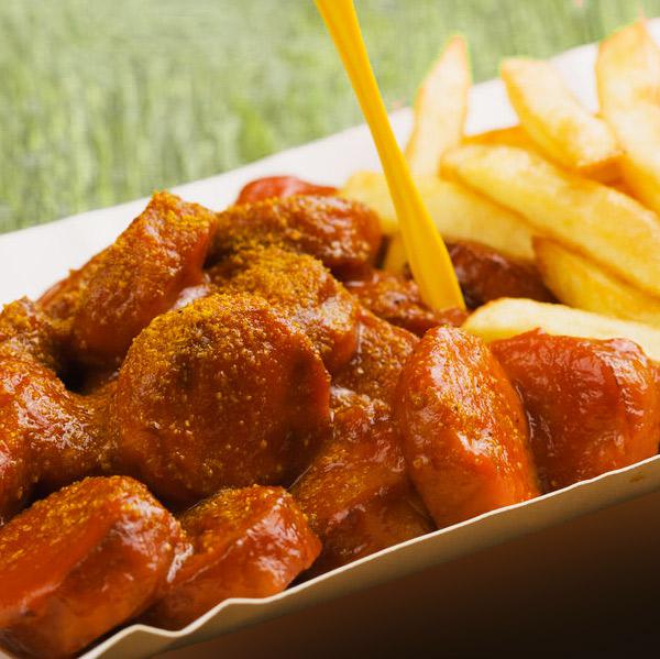 currywurst al estilo alemán