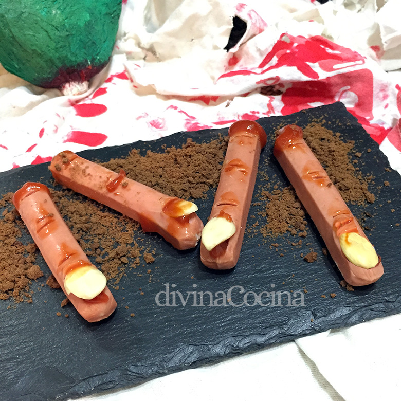 Recetas con salchichas para Halloween 1