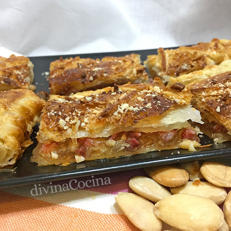 empanada de jamon y cabello de angel