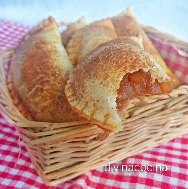 empanadillas de manzana y pasas