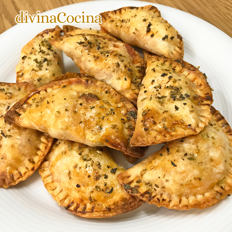 empanadillas de pizza mini calzone