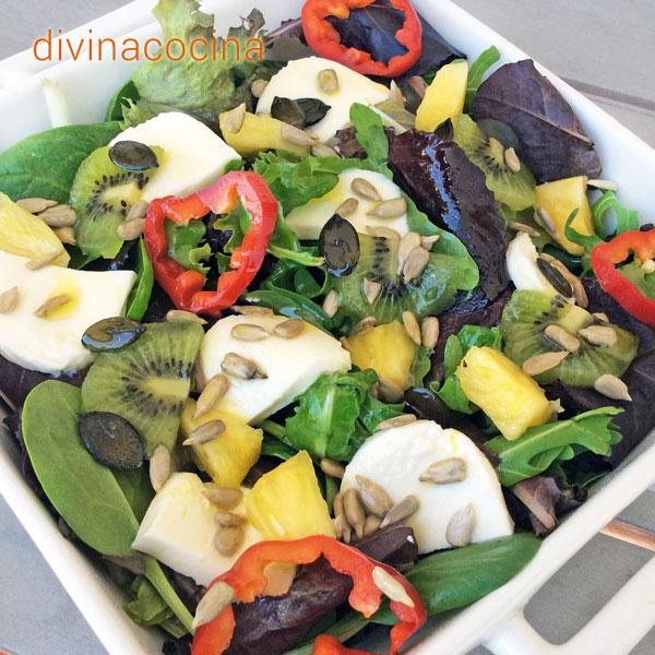 12 ensaladas con frutas - Receta de DIVINA COCINA