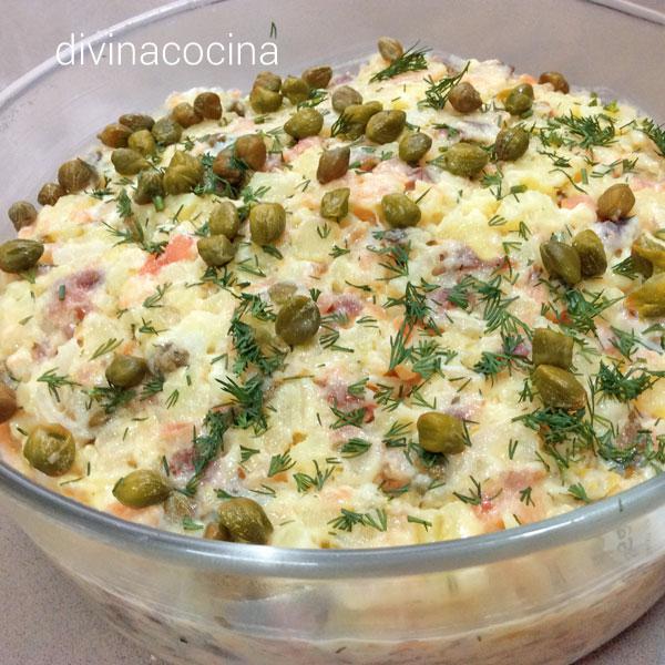 ensaladilla de ahumados