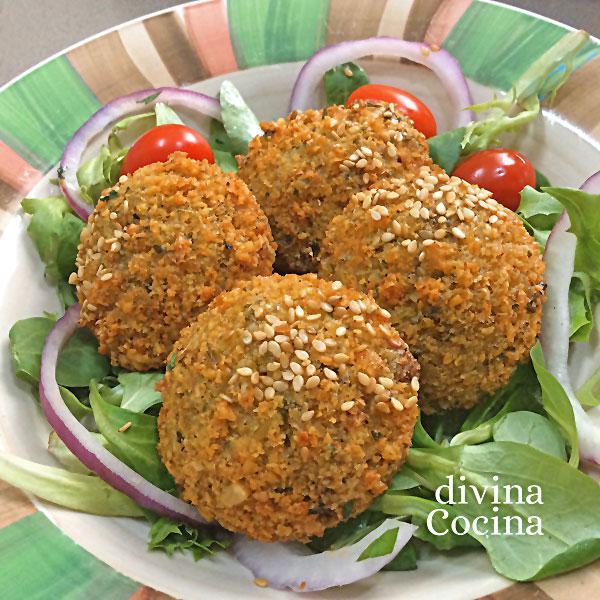 falafel de garbanzos