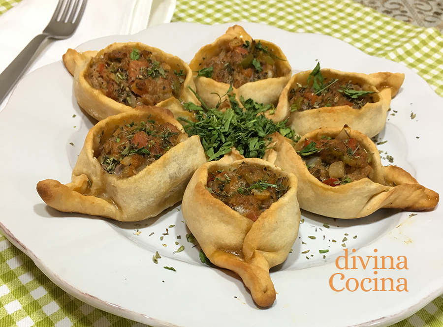 fatayer empanadillas de carne y verduras