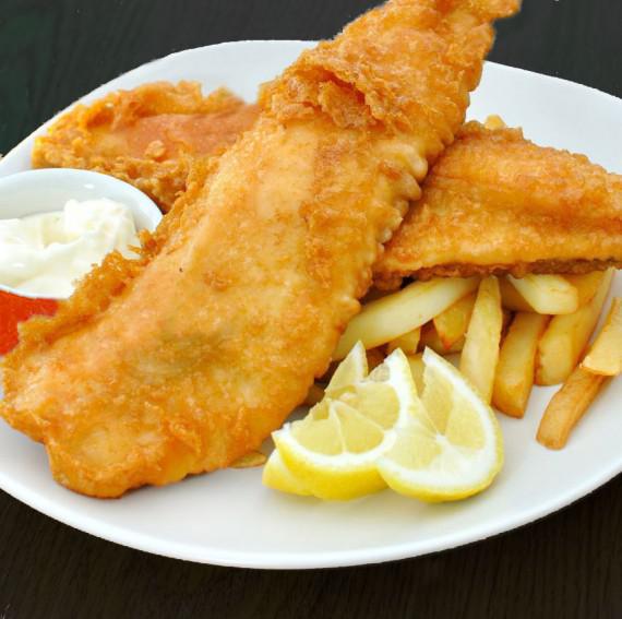 fish and chips al estilo inglés